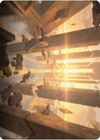 Skyclave Basilica Art Card [Zendikar Rising Art Series] | Arkham Games and Comics