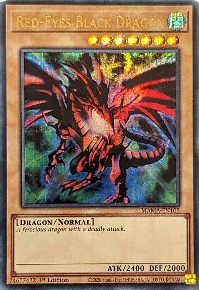 Red-Eyes Black Dragon [MAMA-EN105] Ultra Pharaoh's Rare | Arkham Games and Comics