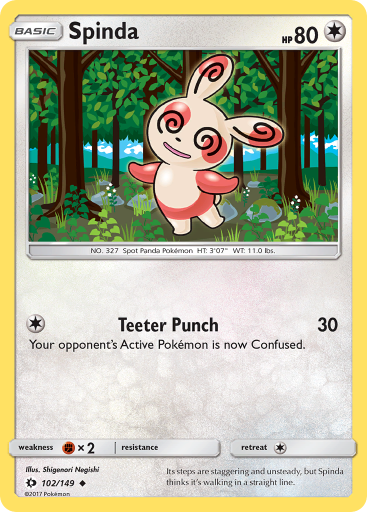 Spinda (102/149) [Sun & Moon: Base Set] | Arkham Games and Comics