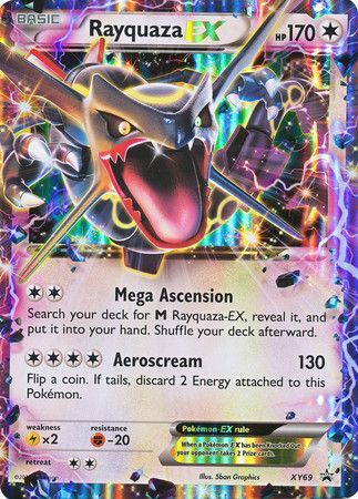 Rayquaza EX (XY69) (Jumbo Card) [XY: Black Star Promos] | Arkham Games and Comics