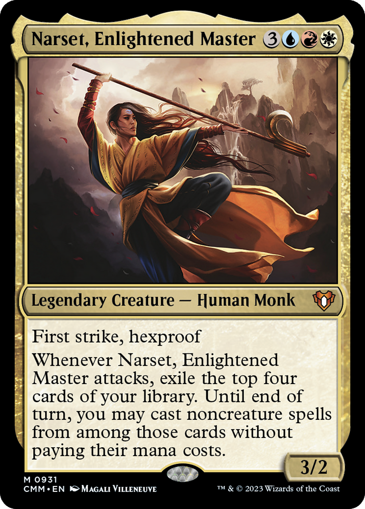 Narset, Enlightened Master [Commander Masters] | Arkham Games and Comics