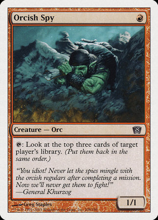 Orcish Spy [Eighth Edition] | Arkham Games and Comics