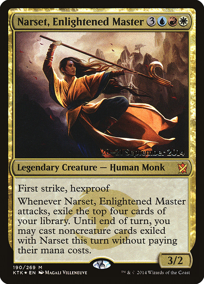 Narset, Enlightened Master  [Khans of Tarkir Prerelease Promos] | Arkham Games and Comics