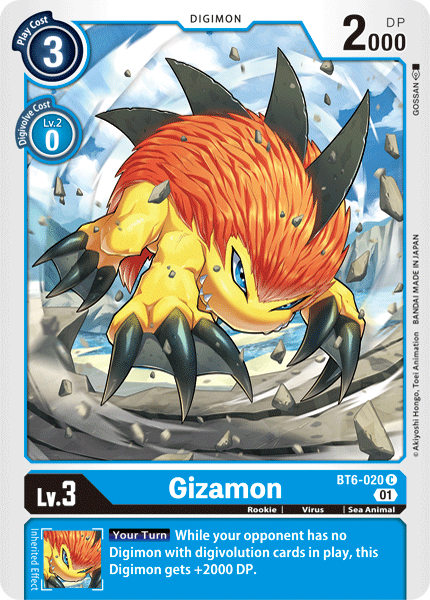 Gizamon [BT6-020] [Double Diamond] | Arkham Games and Comics