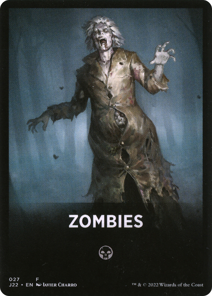 Zombies Theme Card [Jumpstart 2022 Front Cards] | Arkham Games and Comics