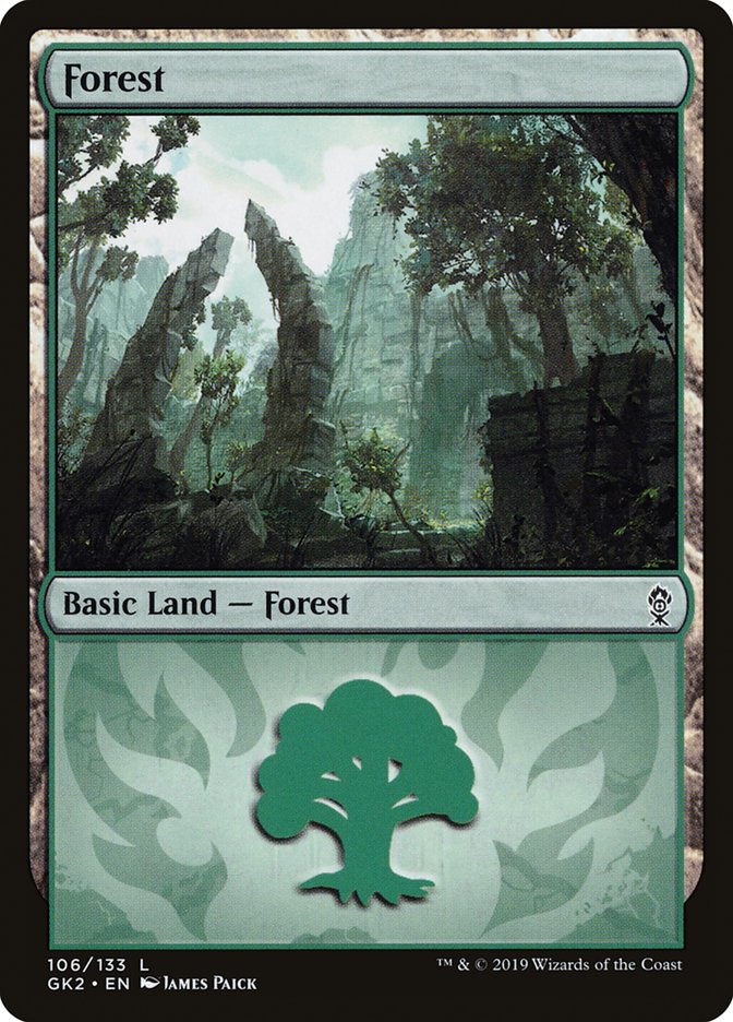 Forest (106) [Ravnica Allegiance Guild Kit] | Arkham Games and Comics