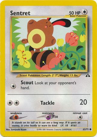 Sentret (63/75) [Neo Discovery Unlimited] | Arkham Games and Comics