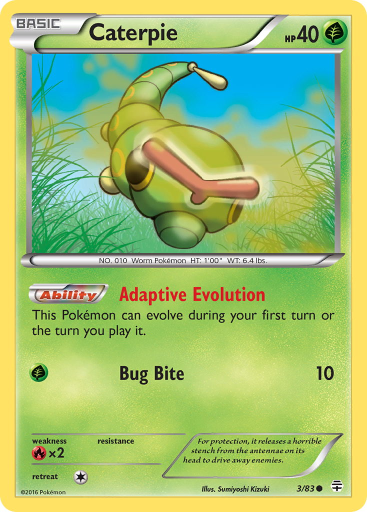 Caterpie (3/83) [XY: Generations] | Arkham Games and Comics