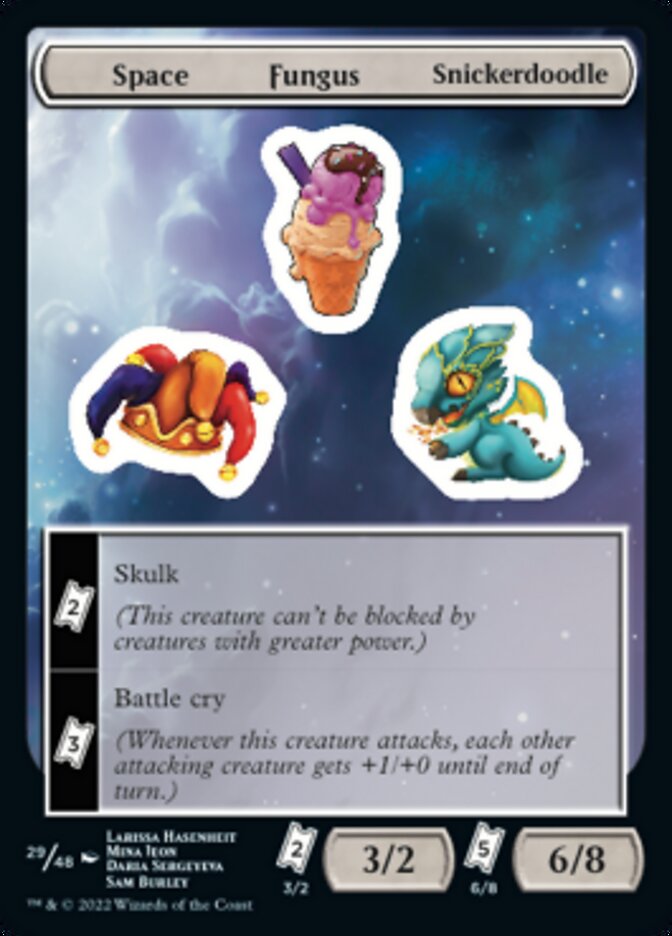 Space Fungus Snickerdoodle [Unfinity Stickers] | Arkham Games and Comics