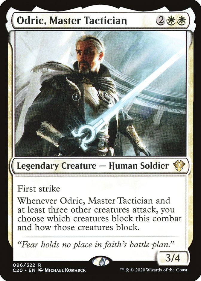 Odric, Master Tactician [Commander 2020] | Arkham Games and Comics