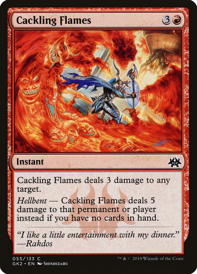 Cackling Flames [Ravnica Allegiance Guild Kit] | Arkham Games and Comics