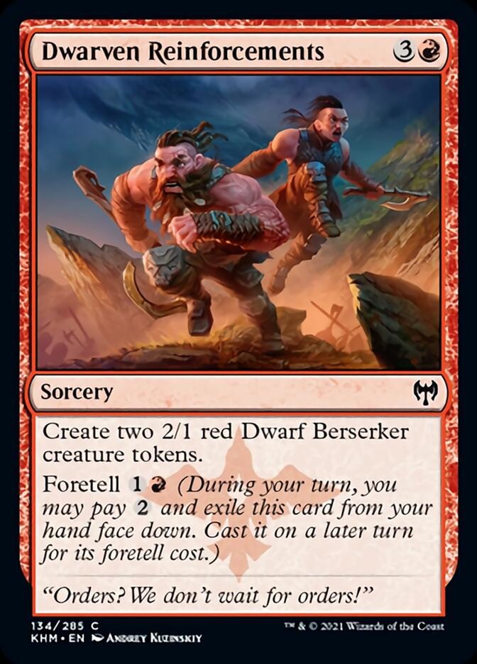 Dwarven Reinforcements [Kaldheim] | Arkham Games and Comics
