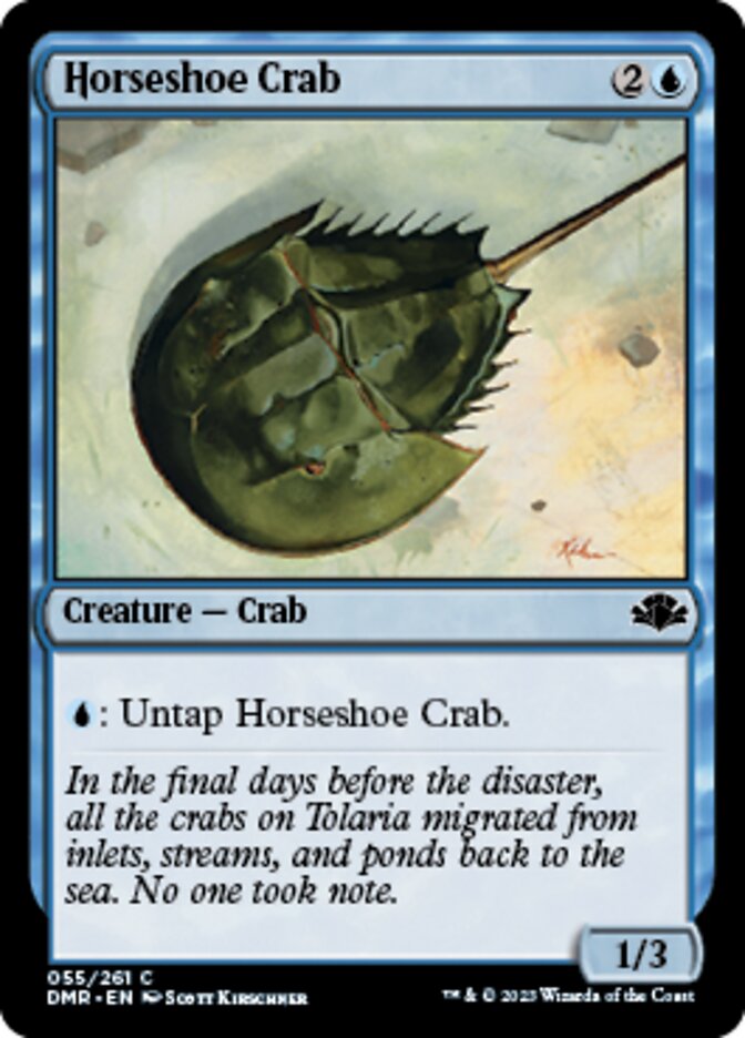 Horseshoe Crab [Dominaria Remastered] | Arkham Games and Comics