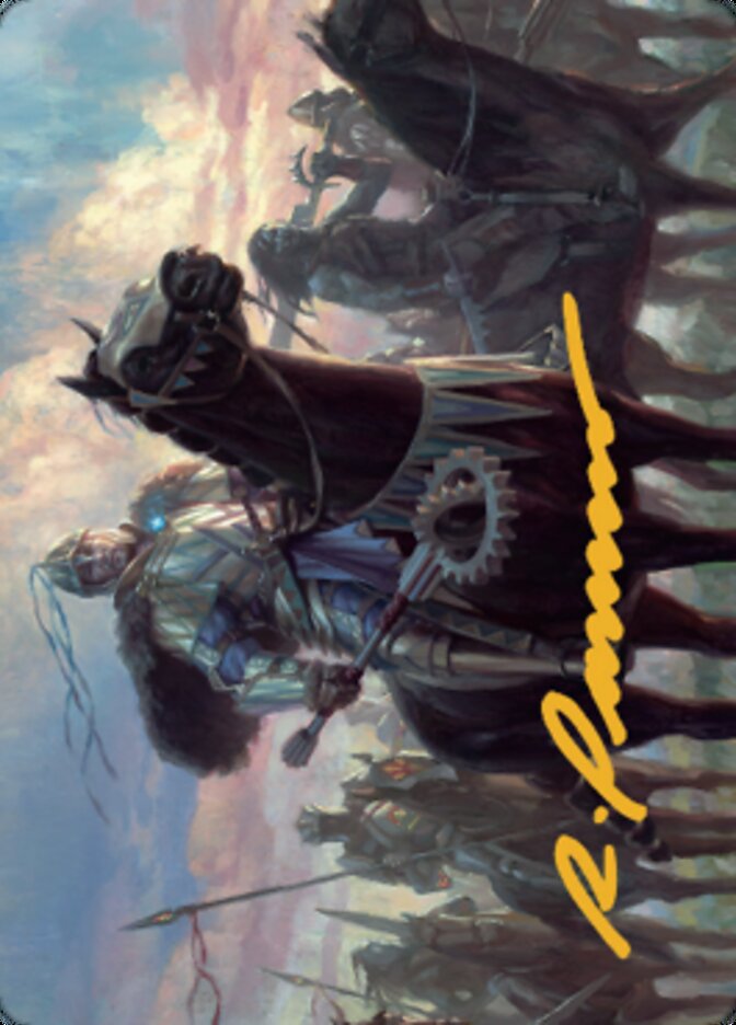 Shanid, Sleepers' Scourge Art Card (Gold-Stamped Signature) [Dominaria United Art Series] | Arkham Games and Comics