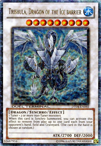 Trishula, Dragon of the Ice Barrier [DT04-EN092] Ultra Rare | Arkham Games and Comics