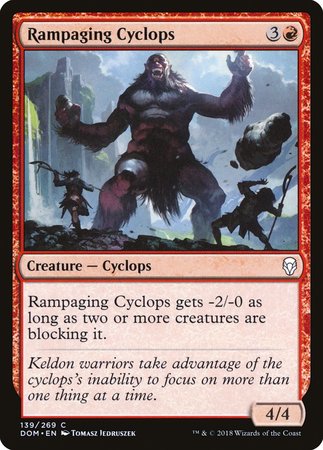 Rampaging Cyclops [Dominaria] | Arkham Games and Comics