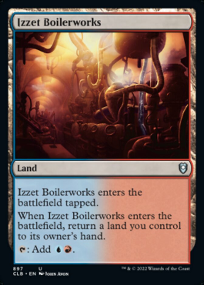 Izzet Boilerworks [Commander Legends: Battle for Baldur's Gate] | Arkham Games and Comics