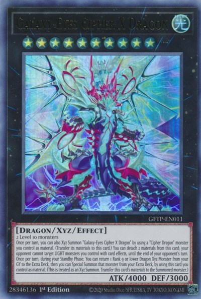 Galaxy-Eyes Cipher X Dragon [GFTP-EN011] Ultra Rare | Arkham Games and Comics