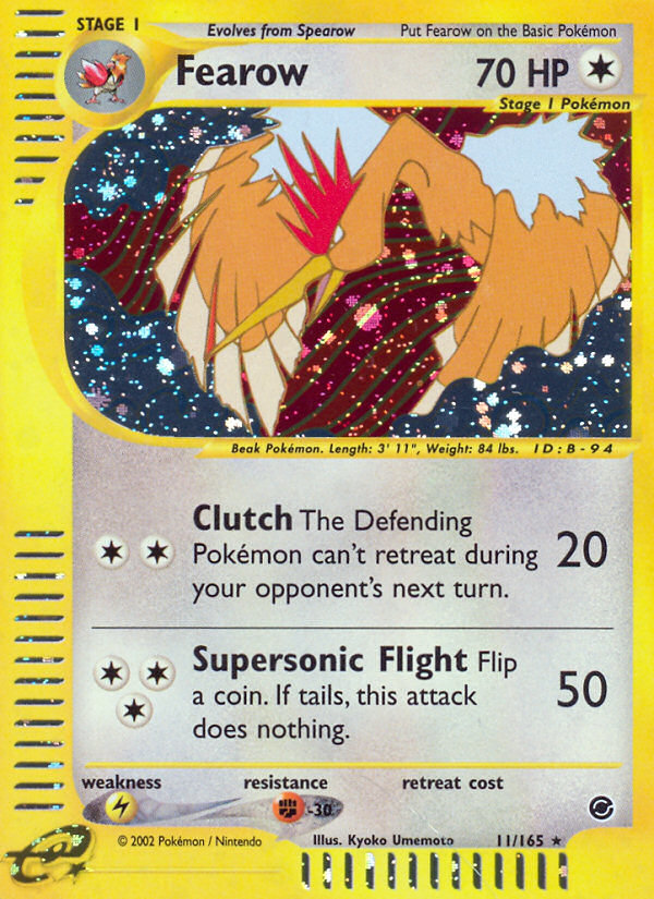Fearow (11/165) [Expedition: Base Set] | Arkham Games and Comics