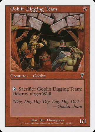 Goblin Digging Team [Seventh Edition] | Arkham Games and Comics
