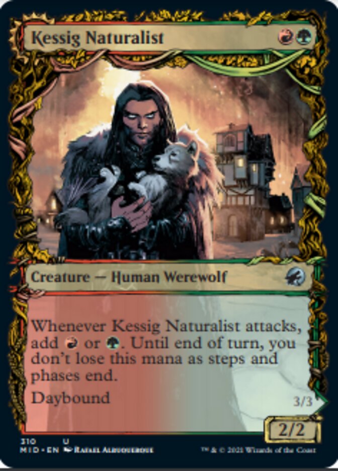 Kessig Naturalist // Lord of the Ulvenwald (Showcase Equinox) [Innistrad: Midnight Hunt] | Arkham Games and Comics