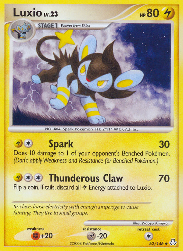 Luxio (62/146) [Diamond & Pearl: Legends Awakened] | Arkham Games and Comics