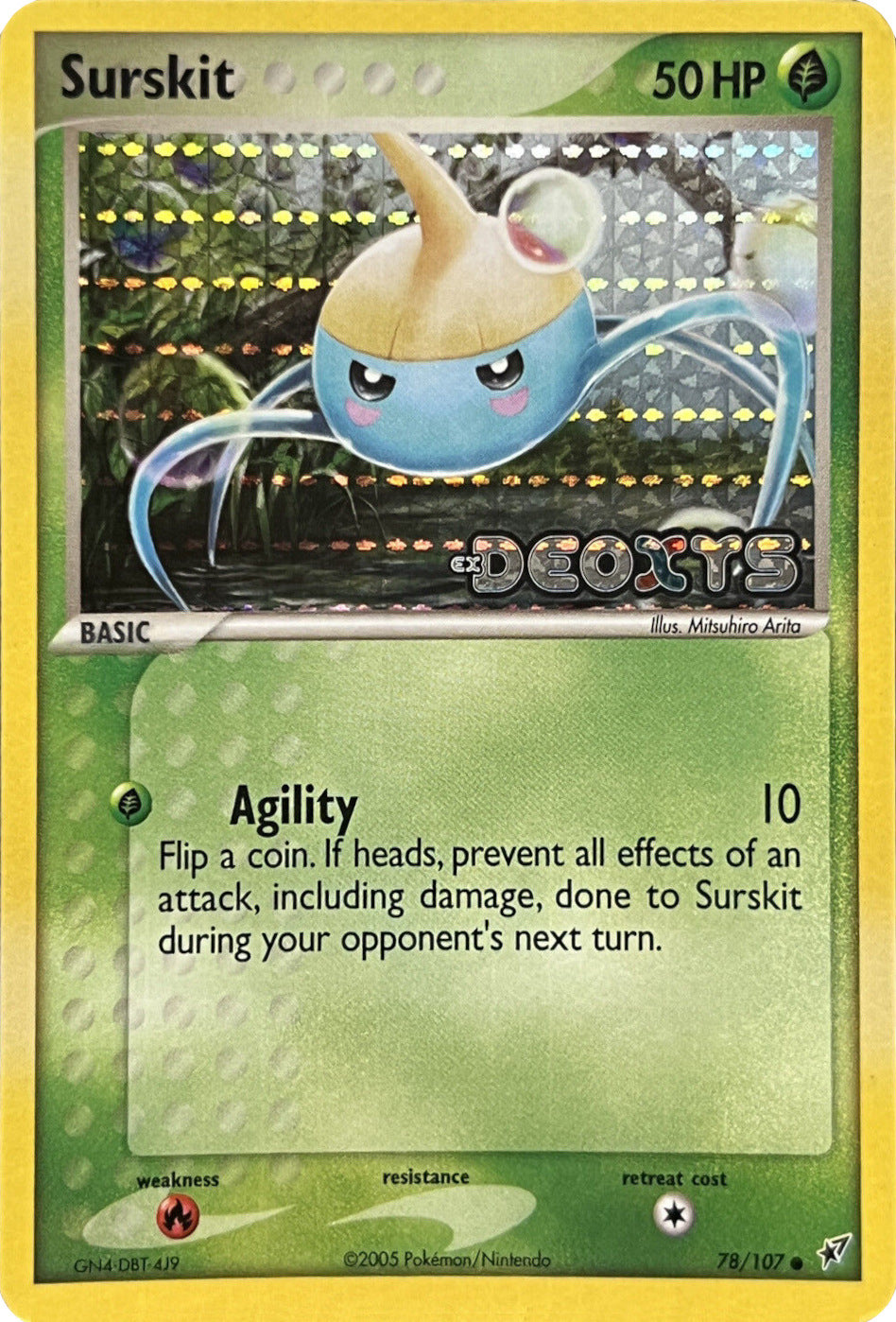 Surskit (78/107) (Stamped) [EX: Deoxys] | Arkham Games and Comics