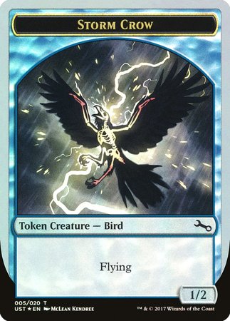 Storm Crow Token [Unstable Tokens] | Arkham Games and Comics