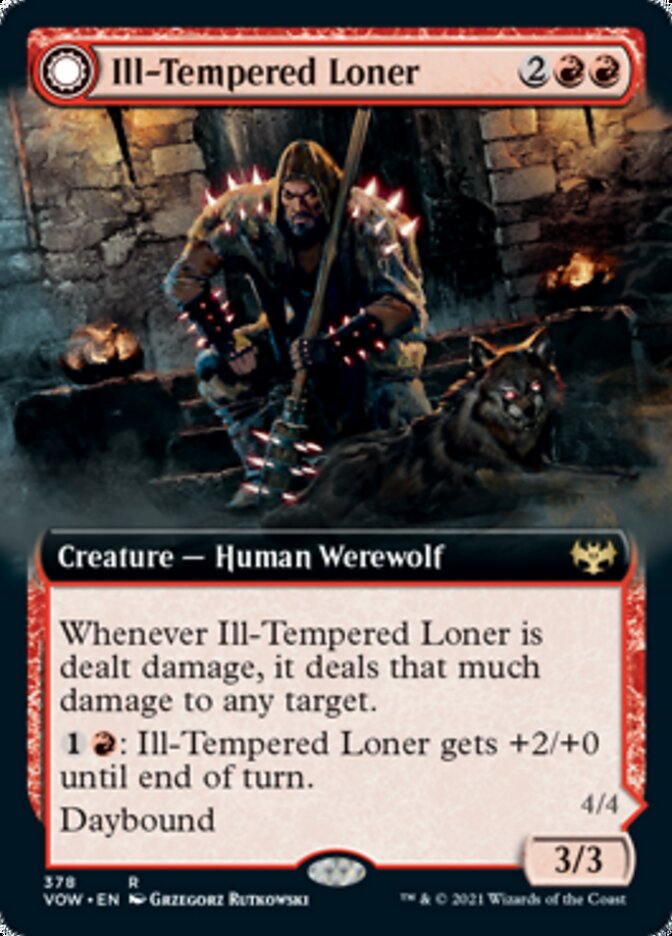 Ill-Tempered Loner // Howlpack Avenger (Extended) [Innistrad: Crimson Vow] | Arkham Games and Comics