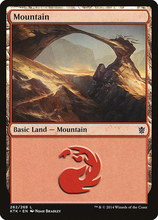 Mountain (262) [Khans of Tarkir] | Arkham Games and Comics