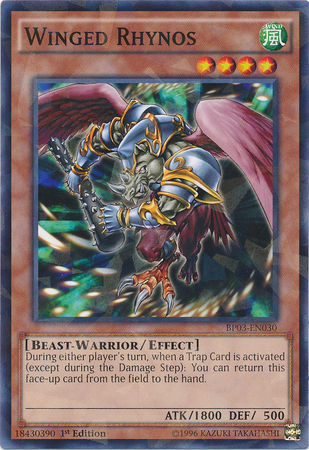 Winged Rhynos [BP03-EN030] Shatterfoil Rare | Arkham Games and Comics