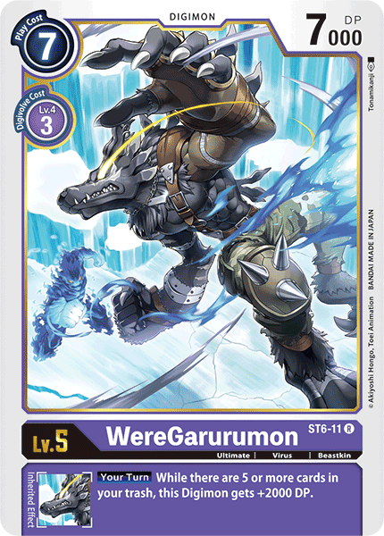 WereGarurumon [ST6-11] [Starter Deck: Venomous Violet] | Arkham Games and Comics