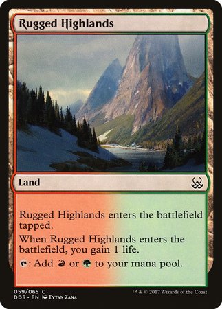 Rugged Highlands [Duel Decks: Mind vs. Might] | Arkham Games and Comics