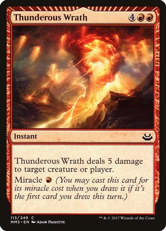 Thunderous Wrath [Modern Masters 2017] | Arkham Games and Comics