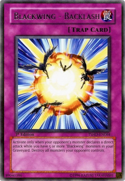 Blackwing - Backlash [TSHD-EN064] Rare | Arkham Games and Comics