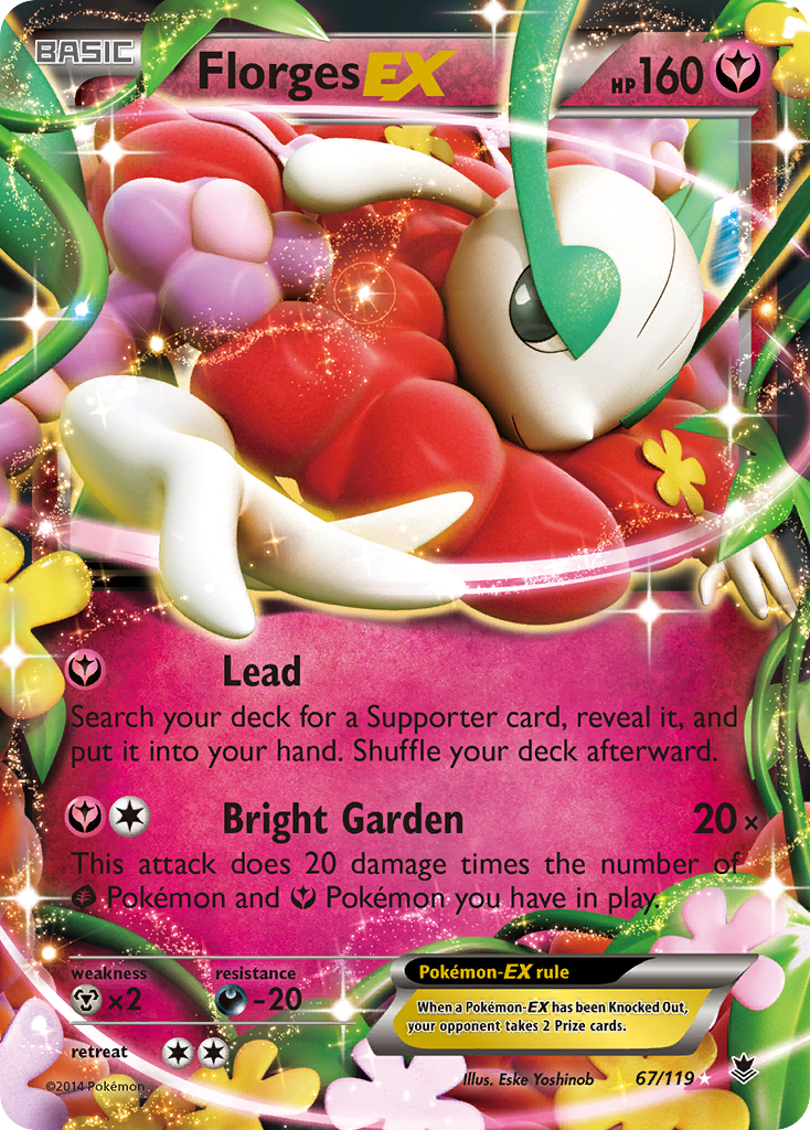 Florges EX (67/119) [XY: Phantom Forces] | Arkham Games and Comics