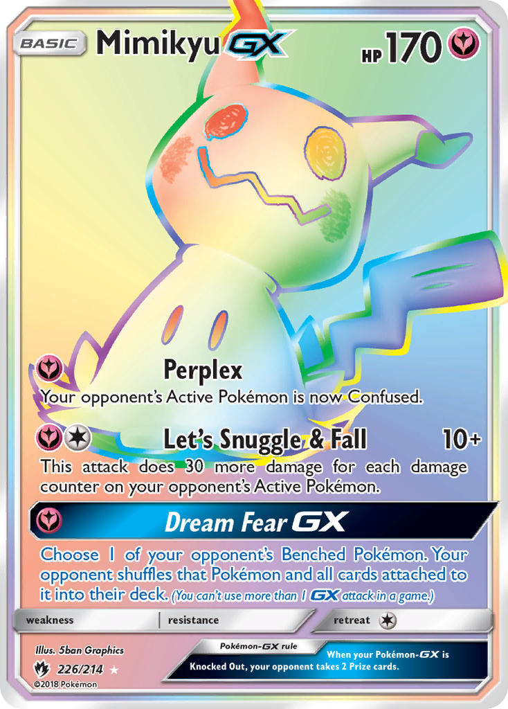 Mimikyu GX (226/214) [Sun & Moon: Lost Thunder] | Arkham Games and Comics