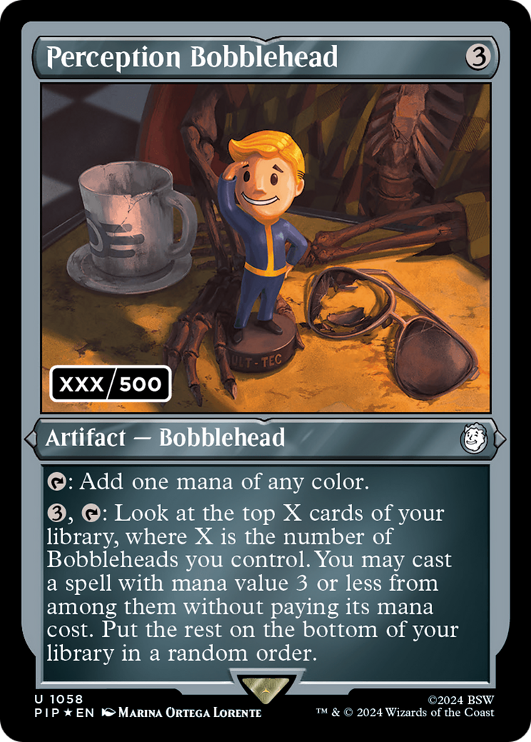 Perception Bobblehead (Serial Numbered) [Fallout] | Arkham Games and Comics