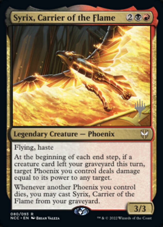 Syrix, Carrier of the Flame (Promo Pack) [Streets of New Capenna Commander Promos] | Arkham Games and Comics