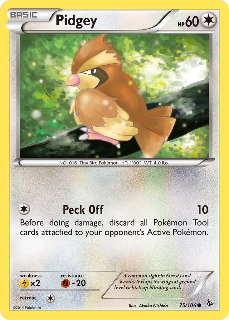 Pidgey (75/106) [XY: Flashfire] | Arkham Games and Comics