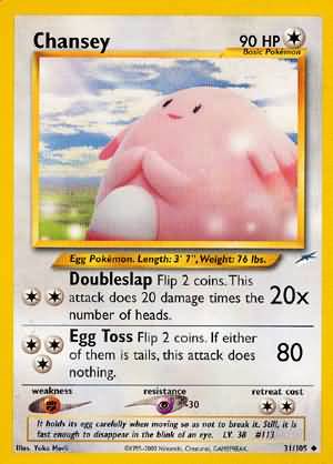 Chansey (31/105) [Neo Destiny Unlimited] | Arkham Games and Comics