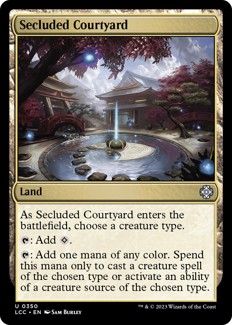 Secluded Courtyard [The Lost Caverns of Ixalan Commander] | Arkham Games and Comics