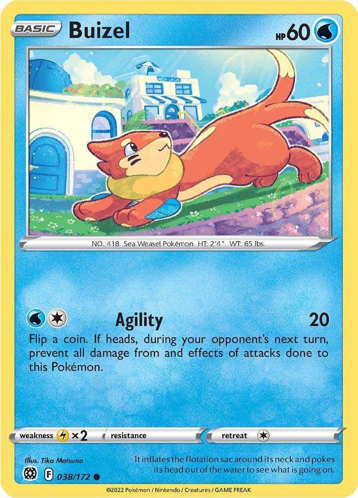 Buizel (038/172) [Sword & Shield: Brilliant Stars] | Arkham Games and Comics