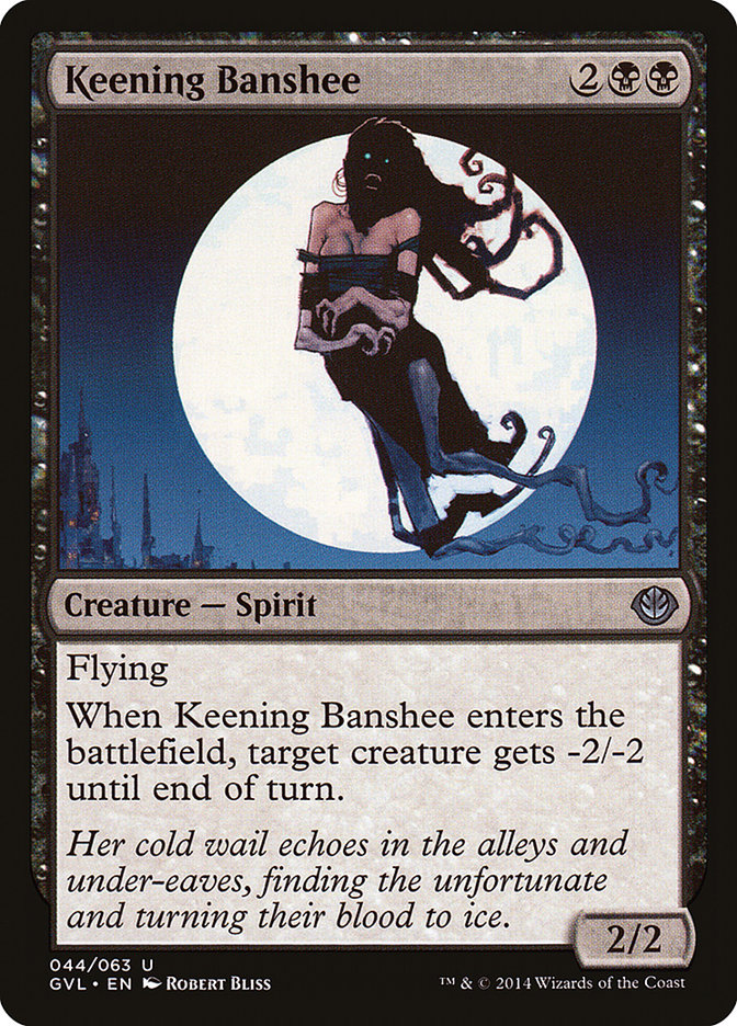 Keening Banshee (Garruk vs. Liliana) [Duel Decks Anthology] | Arkham Games and Comics