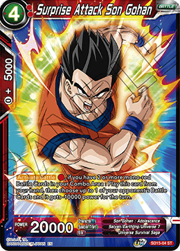 Surprise Attack Son Gohan (Starter Deck - Pride of the Saiyans) (SD15-04) [Cross Spirits] | Arkham Games and Comics