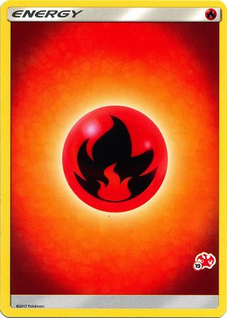 Fire Energy (Charizard Stamp #19) [Battle Academy 2020] | Arkham Games and Comics