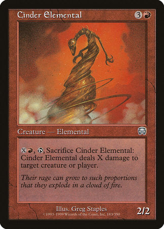 Cinder Elemental [Mercadian Masques] | Arkham Games and Comics