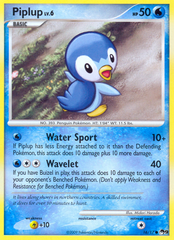 Piplup (16/17) [POP Series 9] | Arkham Games and Comics
