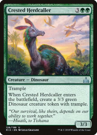 Crested Herdcaller [Rivals of Ixalan] | Arkham Games and Comics