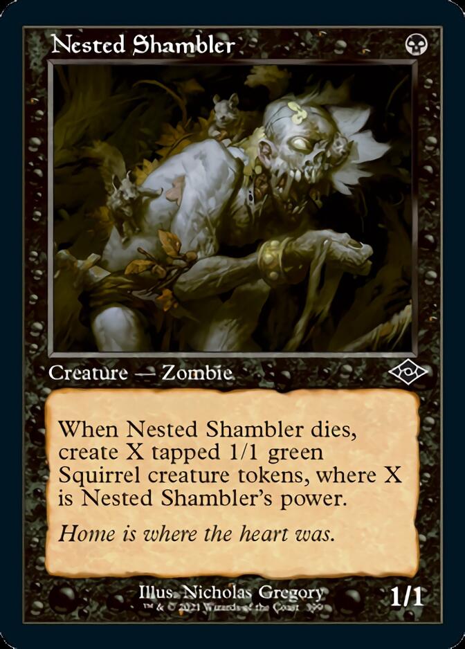 Nested Shambler (Retro Foil Etched) [Modern Horizons 2] | Arkham Games and Comics